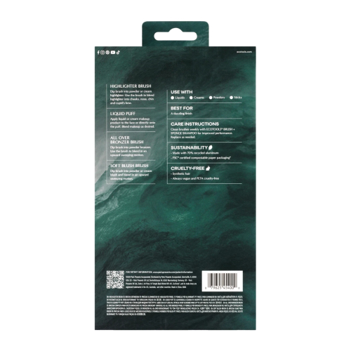 Ecotools - *Holidays* - Set de brochas Blend, Blush, + Bronze Face Set