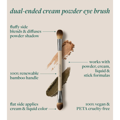 Ecotools - Pincel doble Cream & Powder