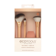 Ecotools - *Precious Metals* - Set de 3 brochas + Esponja