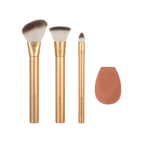 Ecotools - *Precious Metals* - Set de 3 brochas + Esponja