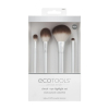Ecotools - *Precious Metals* - Set de 4 brochas Cheek + Eye Highlight