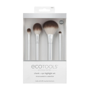 Ecotools - *Precious Metals* - Set de 4 brochas Cheek + Eye Highlight