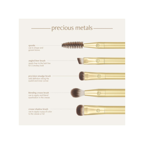 Ecotools - *Precious Metals* - Set de 5 pinceles Brightening Eye