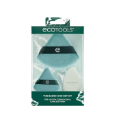Ecotools - Set de borlas + esponja The Blend and Set Kit