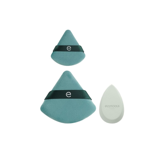 Ecotools - Set de borlas + esponja The Blend and Set Kit
