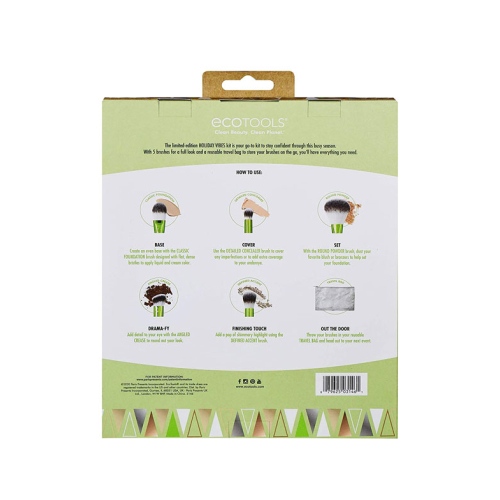 Ecotools - Set de brochas Holiday Vibes