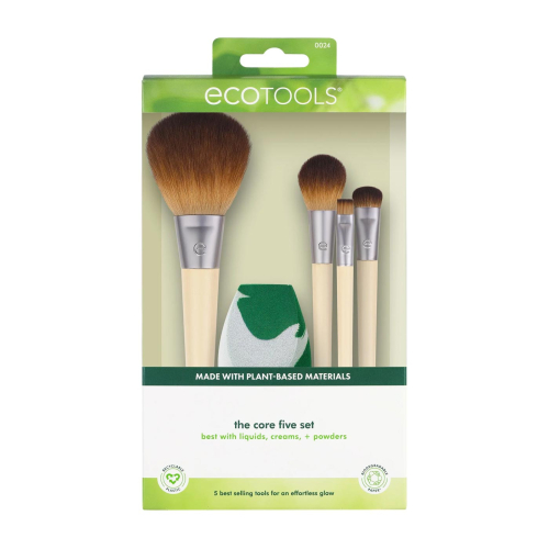 Ecotools - Set The Core Five brochas + Esponja