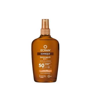 Ecran - *Sunnique* - Aceite seco protector SPF50 Broncea +