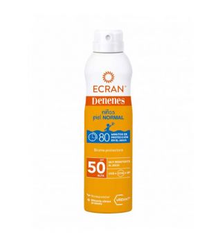 Ecran - *Denenes* - Bruma protectora solar infantil SPF50 - Piel normal