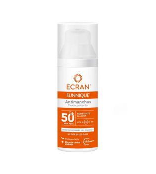 Ecran - *Sunnique* - Fluido protector solar facial antimanchas SPF50+