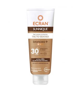 Ecran - *Sunnique* - Gel-crema protector Broncea+ SPF30