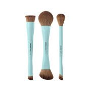 Eigshow - *Duo Series* - Set de 3 brochas dobles de maquillaje - Blue
