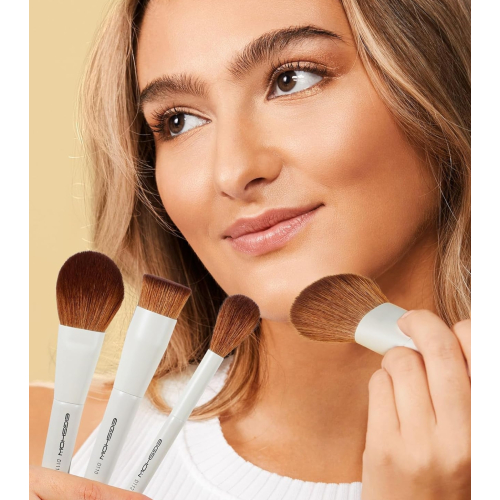 Eigshow - *Duo Series* - Set de 3 brochas dobles de maquillaje - White