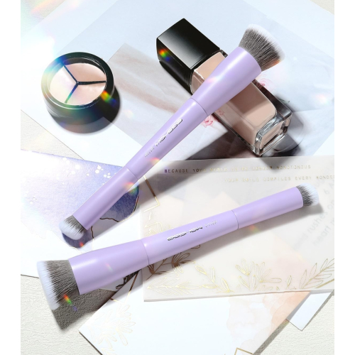 Eigshow - *Purple* - Brocha doble para rostro - D110P