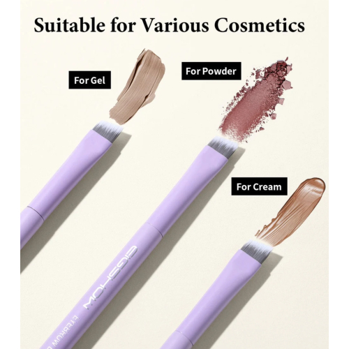 Eigshow - *Purple* - Pincel doble para cejas - D108P