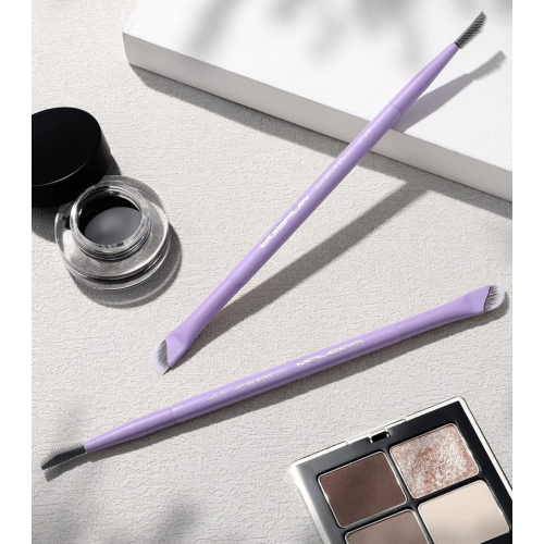 Eigshow - *Purple* - Pincel doble para delineador y cejas - D109P