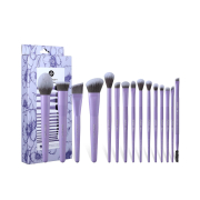 Eigshow - *Purple* - Set de 15 brochas de maquillaje