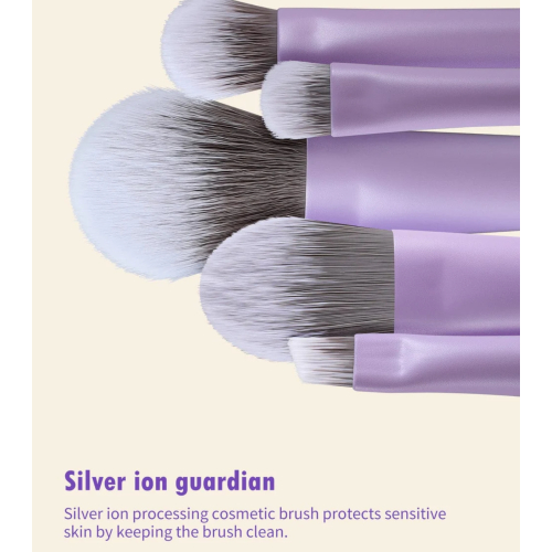Eigshow - *Purple* - Set de 5 brochas de maquillaje DayPlus