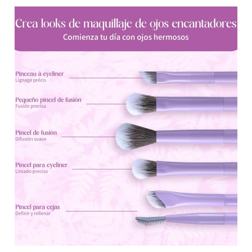 Eigshow - *Purple* - Set de 5 pinceles Eye Obsessed