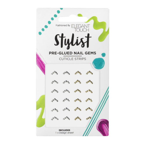Elegant Touch - Pegatinas para uñas Pre-glued - Cuticle Strips