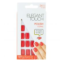 Elegant Touch - Uñas Postizas Polish - Coral