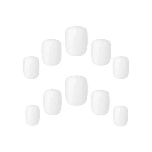 Elegant Touch - Uñas postizas Colour Nails - Quite White