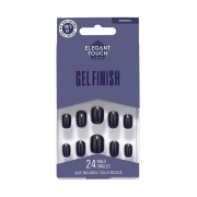 Elegant Touch - Uñas Postizas Gel Finish - Inky Blue