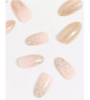 Elegant Touch - Uñas postizas Luxe Looks - Oh Snow Cute