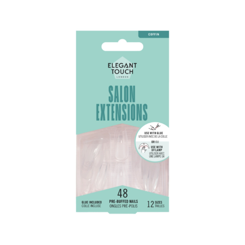 Elegant Touch - Uñas postizas Salon Extensions - Coffin