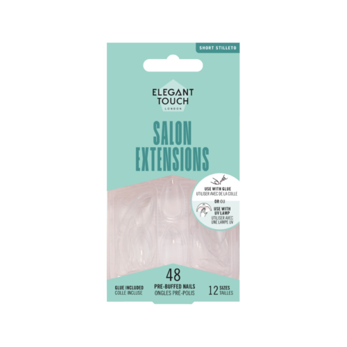 Elegant Touch - Uñas postizas Salon Extensions - Short Stilleto