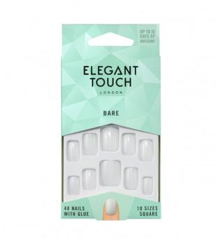 Elegant Touch - Uñas Postizas Totally Bare - 001: Square