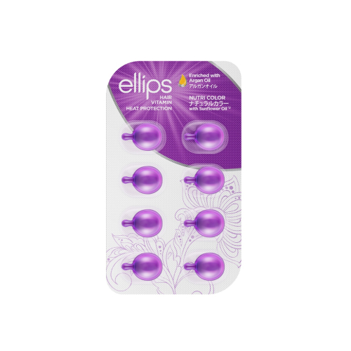 Ellips - Ampollas de vitamina para cabello con aceite de argán - Cabello Teñido