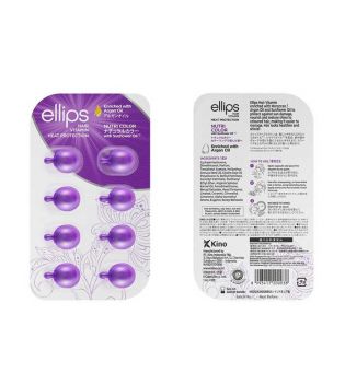 Ellips - Ampollas de vitamina para cabello con aceite de argán - Cabello Teñido