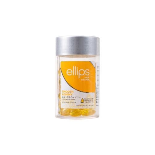Ellips - Ampollas de vitamina para cabello con aceite de argán Smooth & Shiny - 50 ud