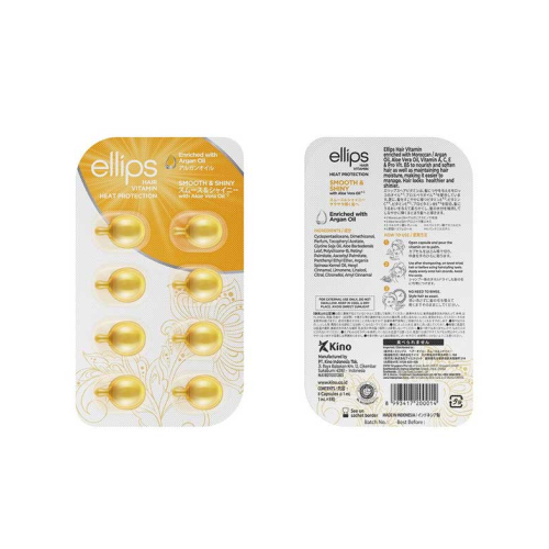 Ellips - Ampollas de vitamina para cabello con aceite de argán - Cabello suave y brillante