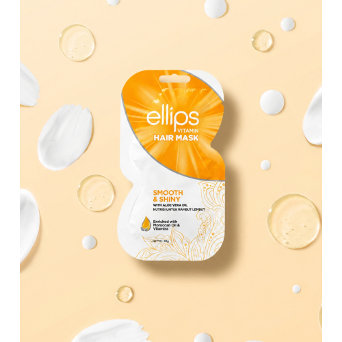 Ellips - Mascarilla para cabellos sin brillo Smooth & Shiny