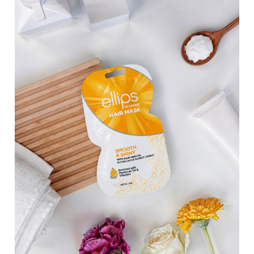 Ellips - Mascarilla para cabellos sin brillo Smooth & Shiny