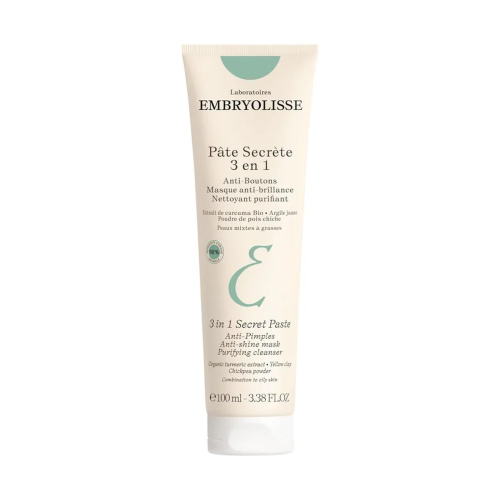 Embryolisse - Mascarilla facial matificante para pieles mixtas a grasas con extracto de Cúrcuma