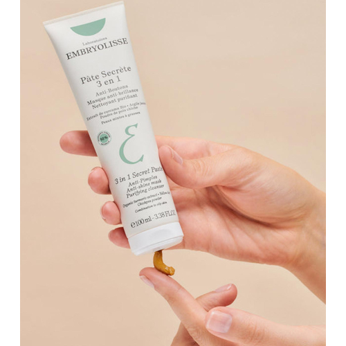 Embryolisse - Mascarilla facial matificante para pieles mixtas a grasas con extracto de Cúrcuma