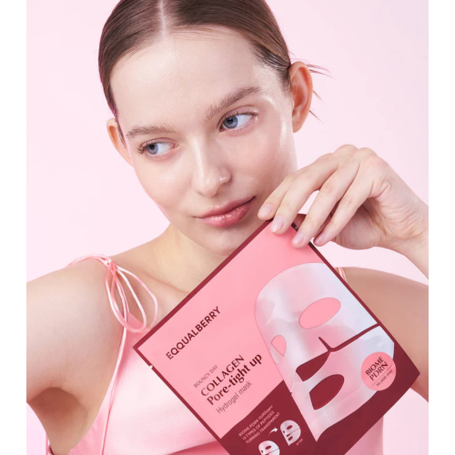 Eqqualberry - Mascarilla facial hidrogel Collagen Pore-tight up
