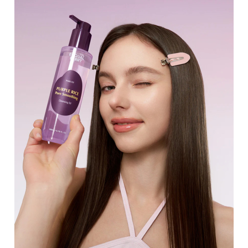 Eqqualberry - *Purple* - Aceite limpiador suavizador de poros Purple Rice