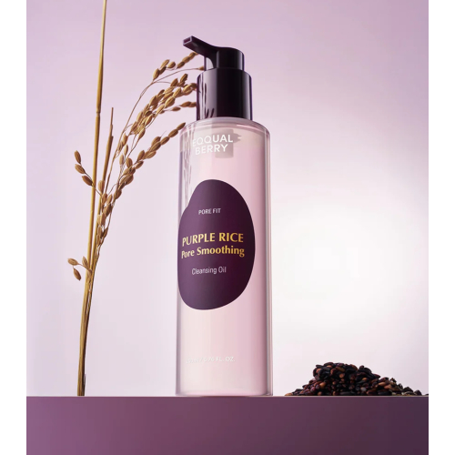 Eqqualberry - *Purple* - Aceite limpiador suavizador de poros Purple Rice