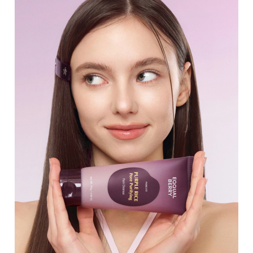Eqqualberry - *Purple* - Limpiador facial purificante Purple Rice