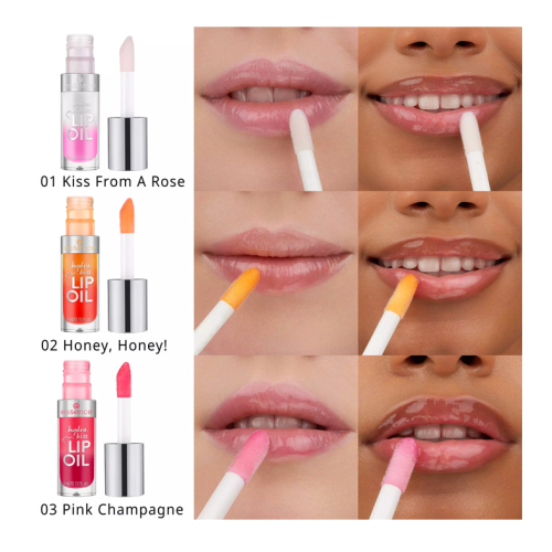 essence - Aceite de labios Hydra Kiss - 01: Kiss From A Rose