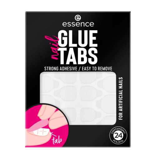 essence - Almohadillas autoadhesivas para uñas