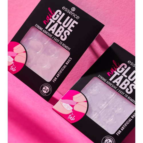 essence - Almohadillas autoadhesivas para uñas