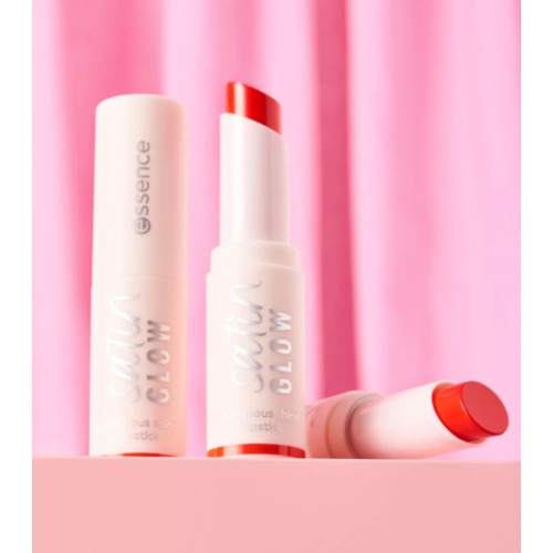 essence - Barra de labios satinada Satin Glow - 07: Coral It A Day