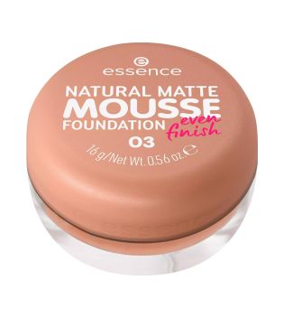 essence - Base de maquillaje en mousse Natural Matte Mousse - 03