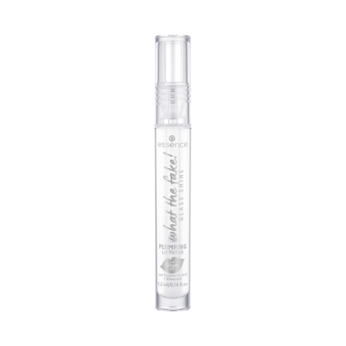 essence - Brillo de labios voluminizador Glass Shine What The Fake! - 01: Oh So Glassy