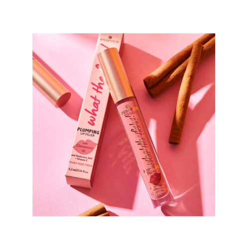 essence - Brillo de labios voluminizador What The Fake! - 02: oh my nude!